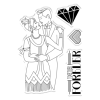 Crafter's Companion The Roaring Twenties Clear Stamp Together Forever (S-TRT-CA-ST-TOFO)